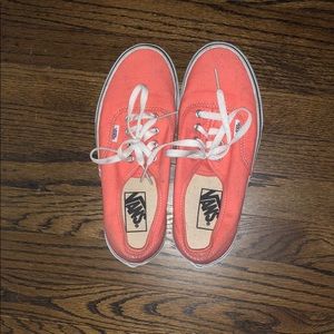 Coral Vans women’s size 7.5